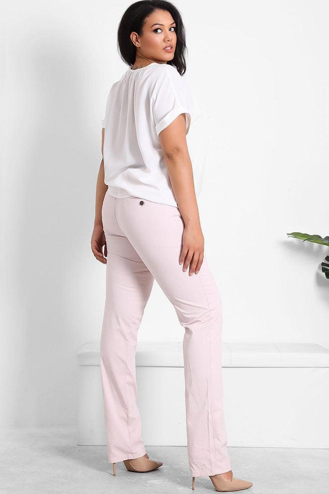 Baby Pink Stretchy Skinny Jeans-SinglePrice