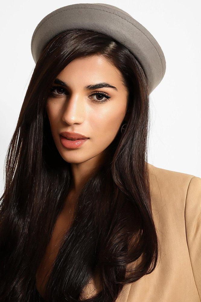 Grey Felt Bowler Hat-SinglePrice