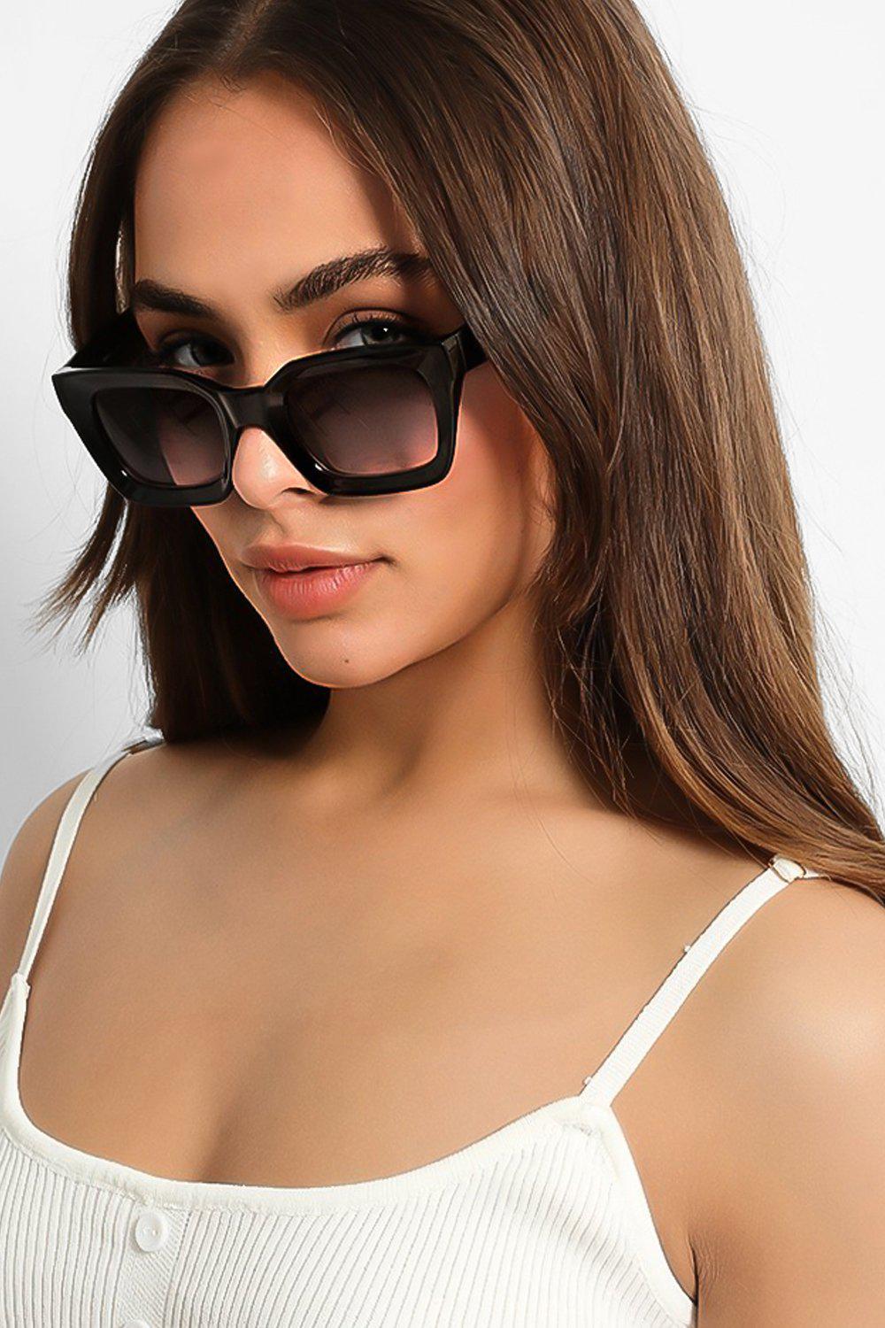 80's Style Medium Cat's Eye Sunglasses