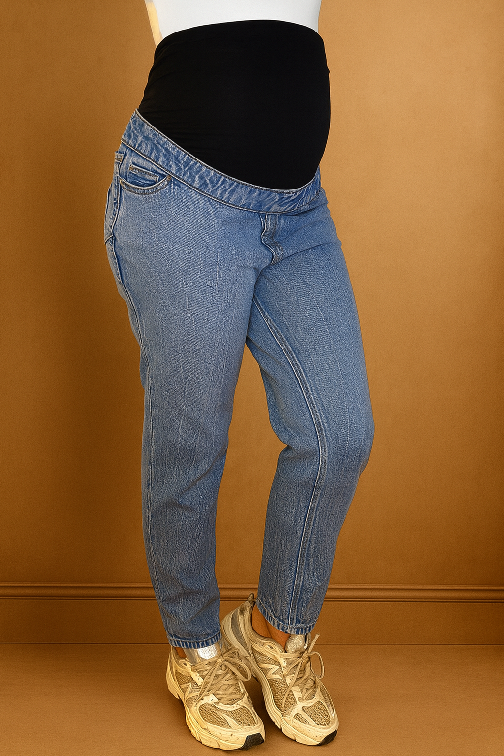 Maternity Yoke To Back Bump Cover Jeans