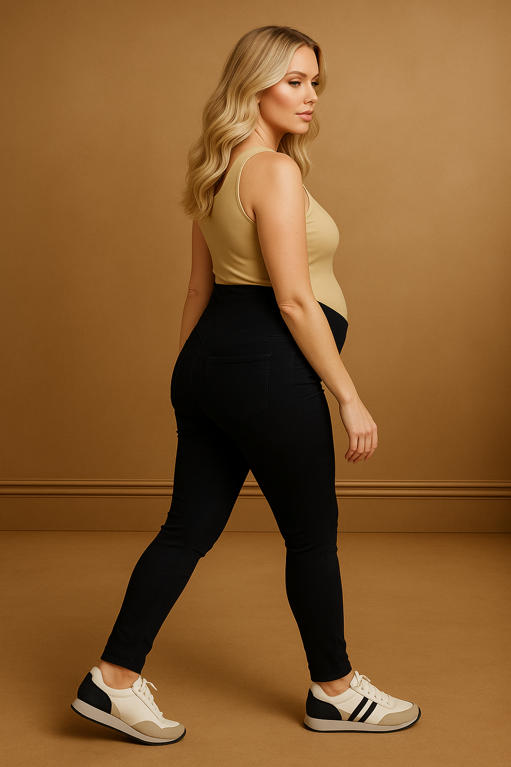Overbump Slim Leg Maternity Jeans