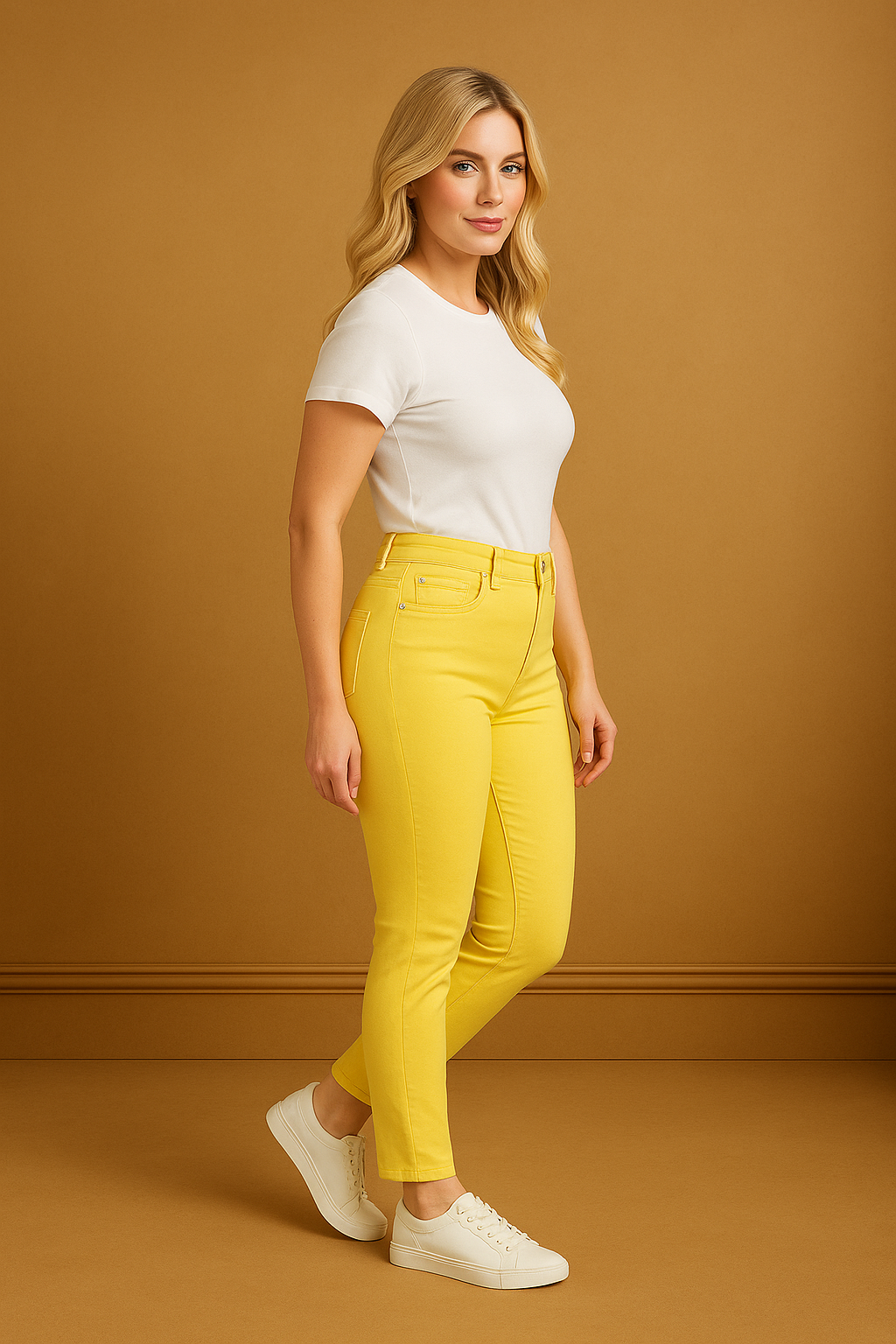 Slim Fit Mid Rise Spring Jeans