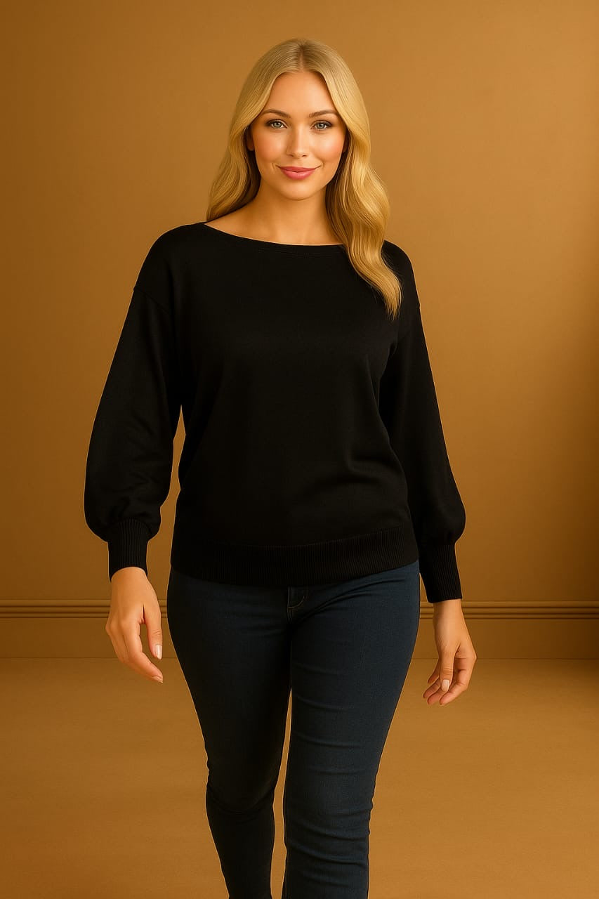 Shimmer Slouchy Fit Pullover