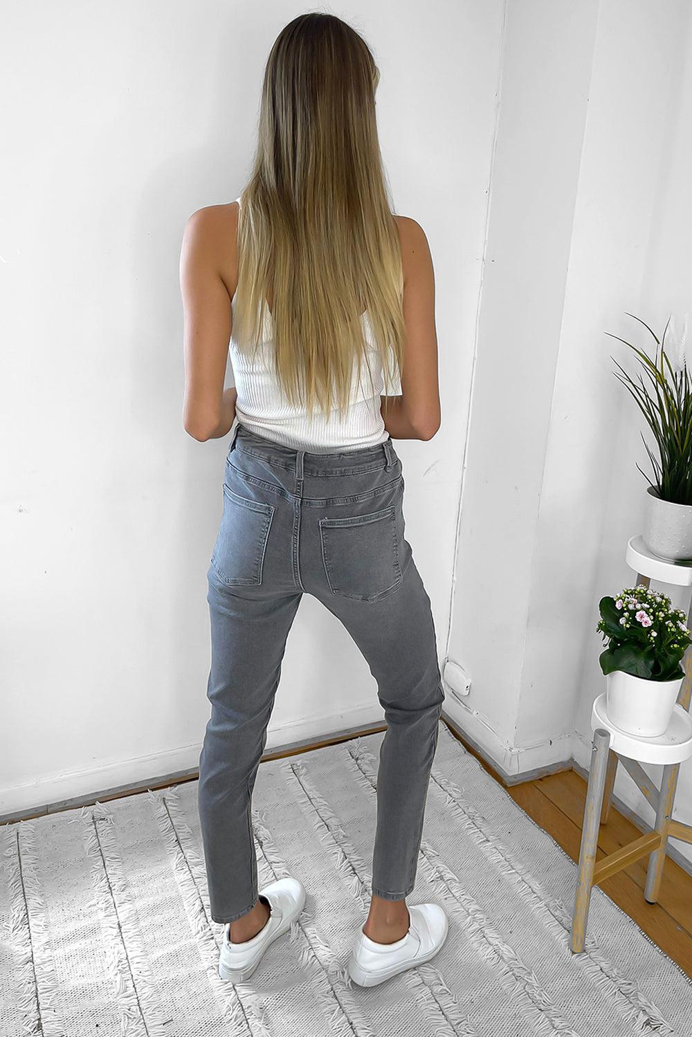 Mid Rise Skinny Cropped Jeans-SinglePrice