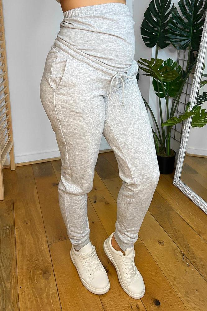 Bump Cover Cotton Blend Maternity Joggers-SinglePrice