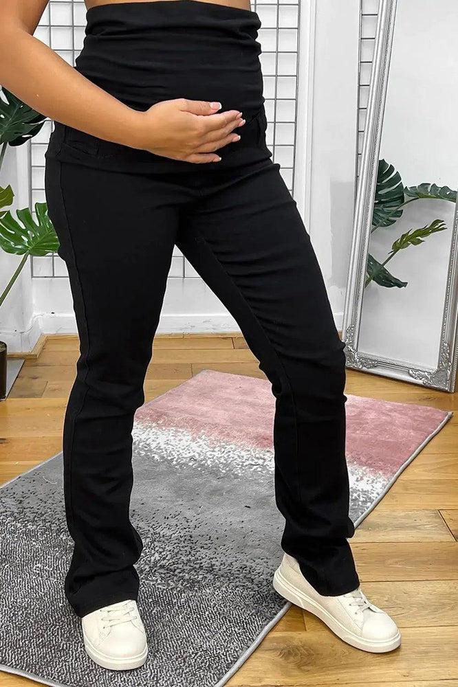 Classic Straight Leg Maternity Jeans-SinglePrice
