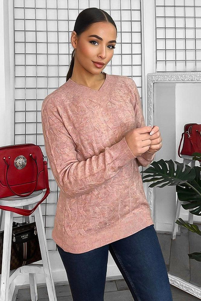 Soft Braid Knit Fisherman Style Pullover-SinglePrice