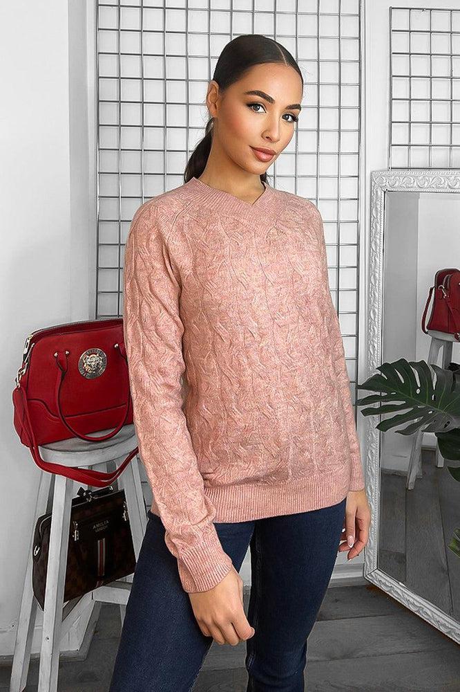 Soft Braid Knit Fisherman Style Pullover-SinglePrice