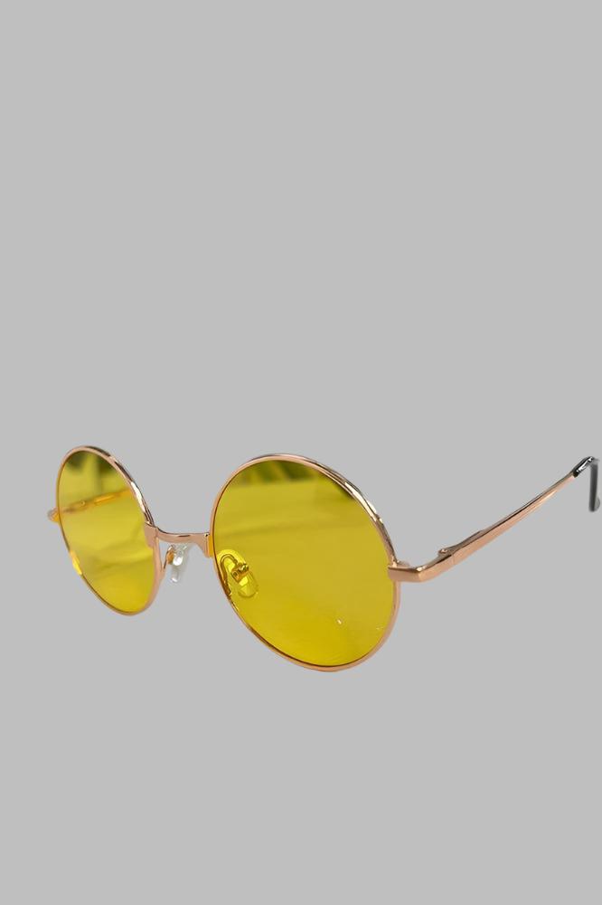 Perfect Round Thin Metal Frame Sunglasses-SinglePrice