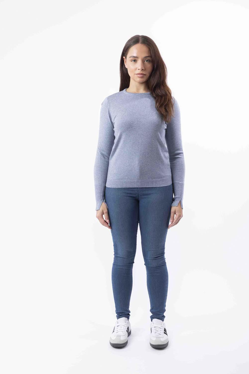 Lurex Knit Viscose Blend Classic Shimmer Festive Jumper-SinglePrice