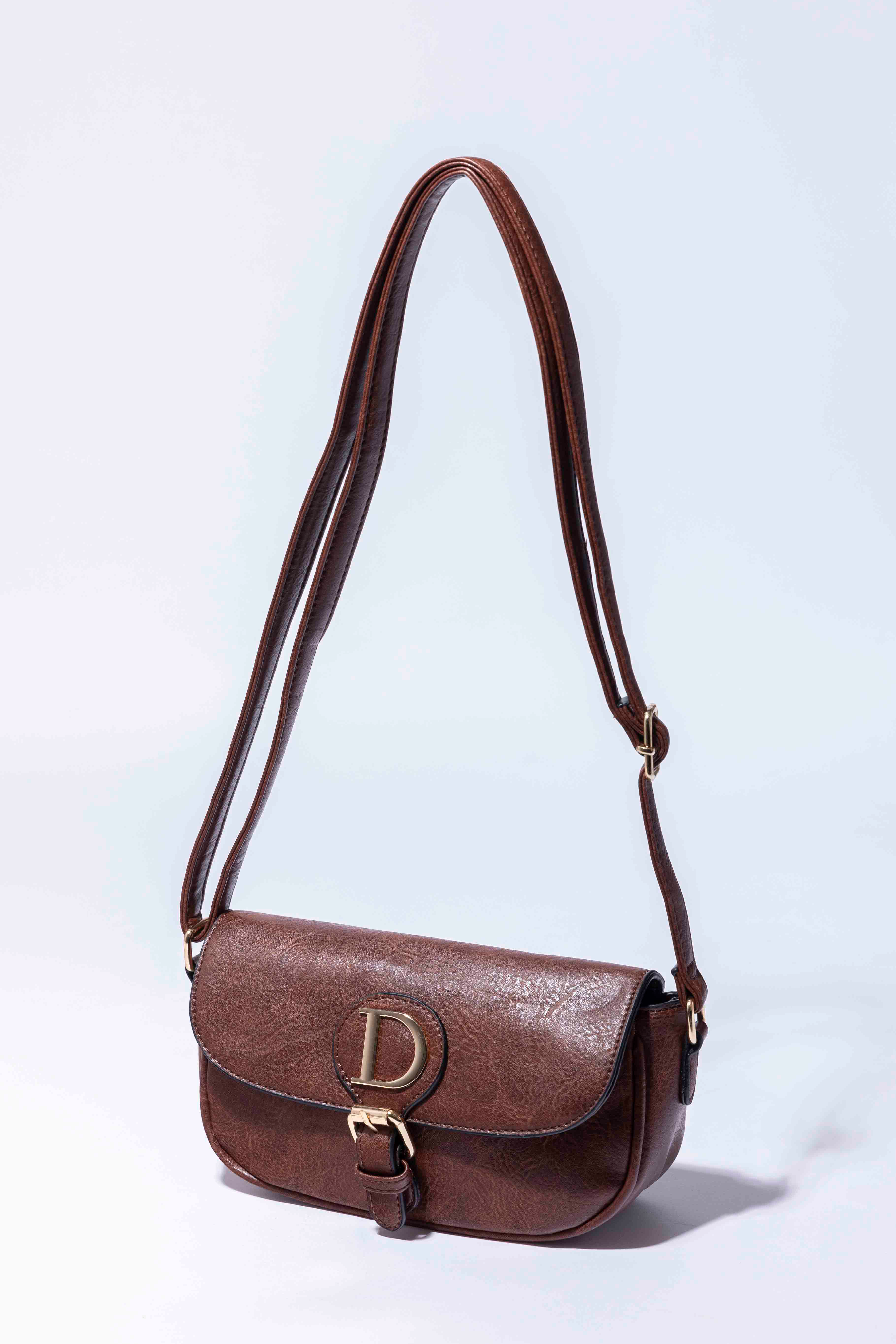 Vegan Leather Elegant Small Shoulder Bag-SinglePrice