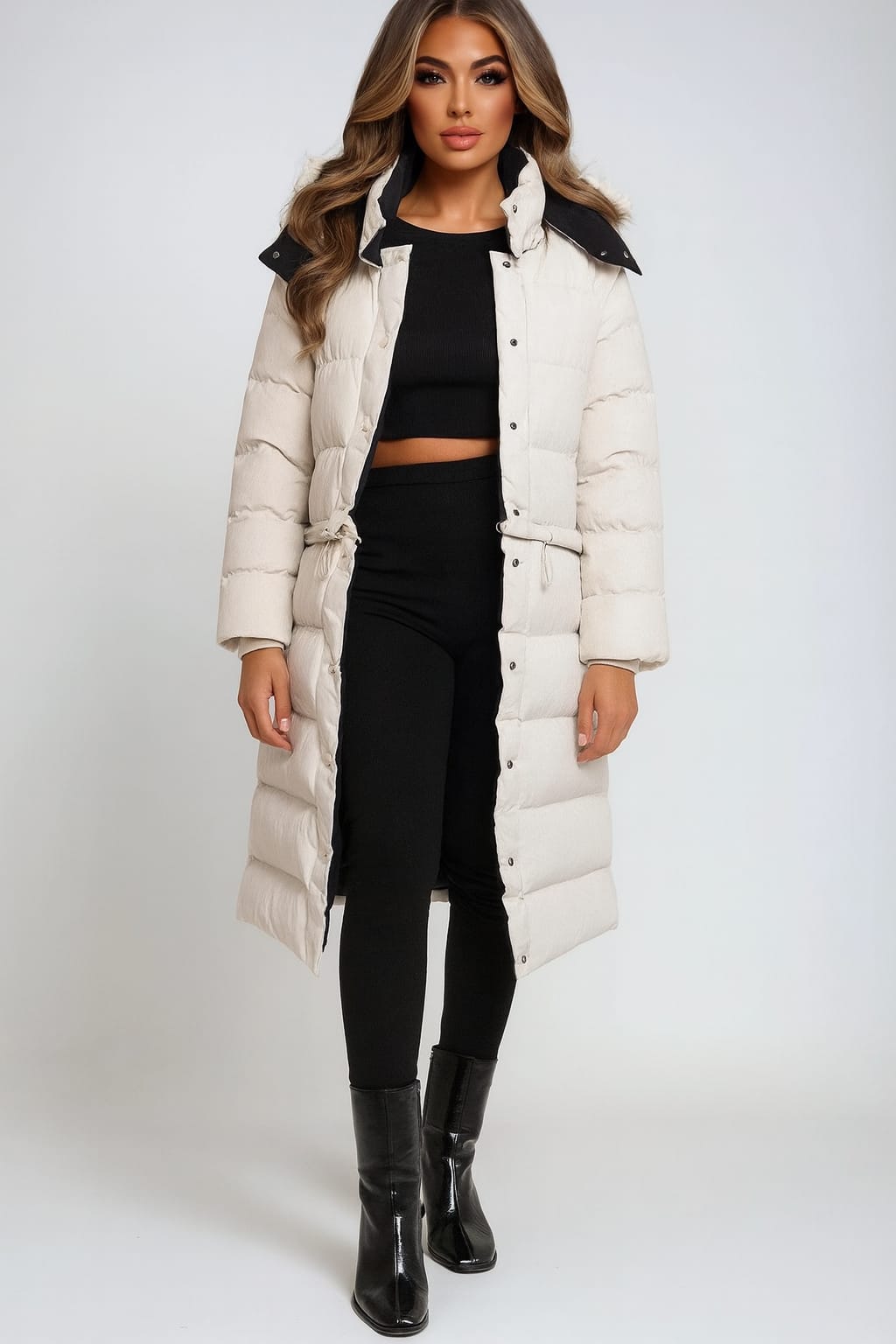 Two-In-One Detachable Hooded Puffer Jacket