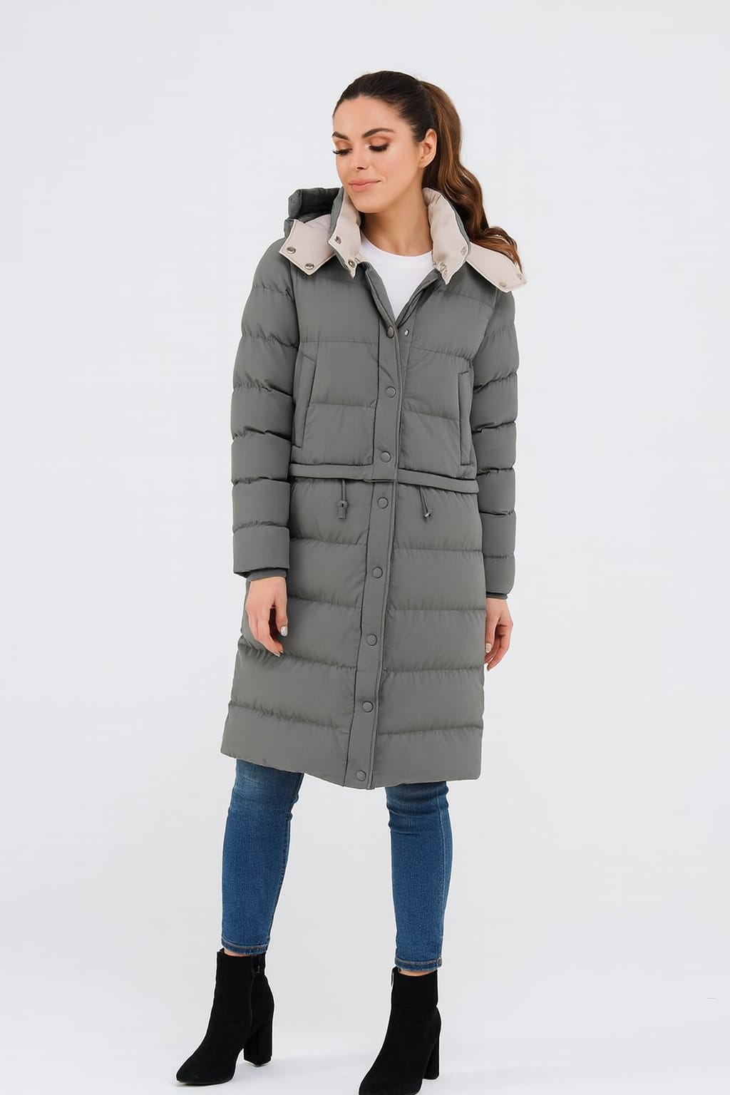 Two-In-One Detachable Hooded Puffer Jacket