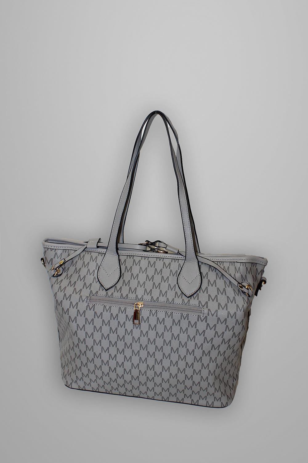 Two-In-One Patterned Large Shopper Bag