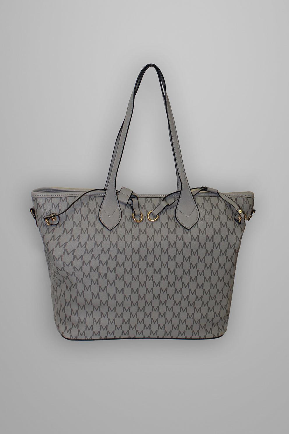 Two-In-One Patterned Large Shopper Bag-SinglePrice