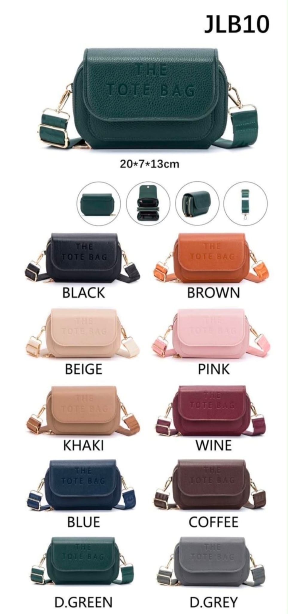 Wholesale Women's Cross Body Bag (PACK OF 10)