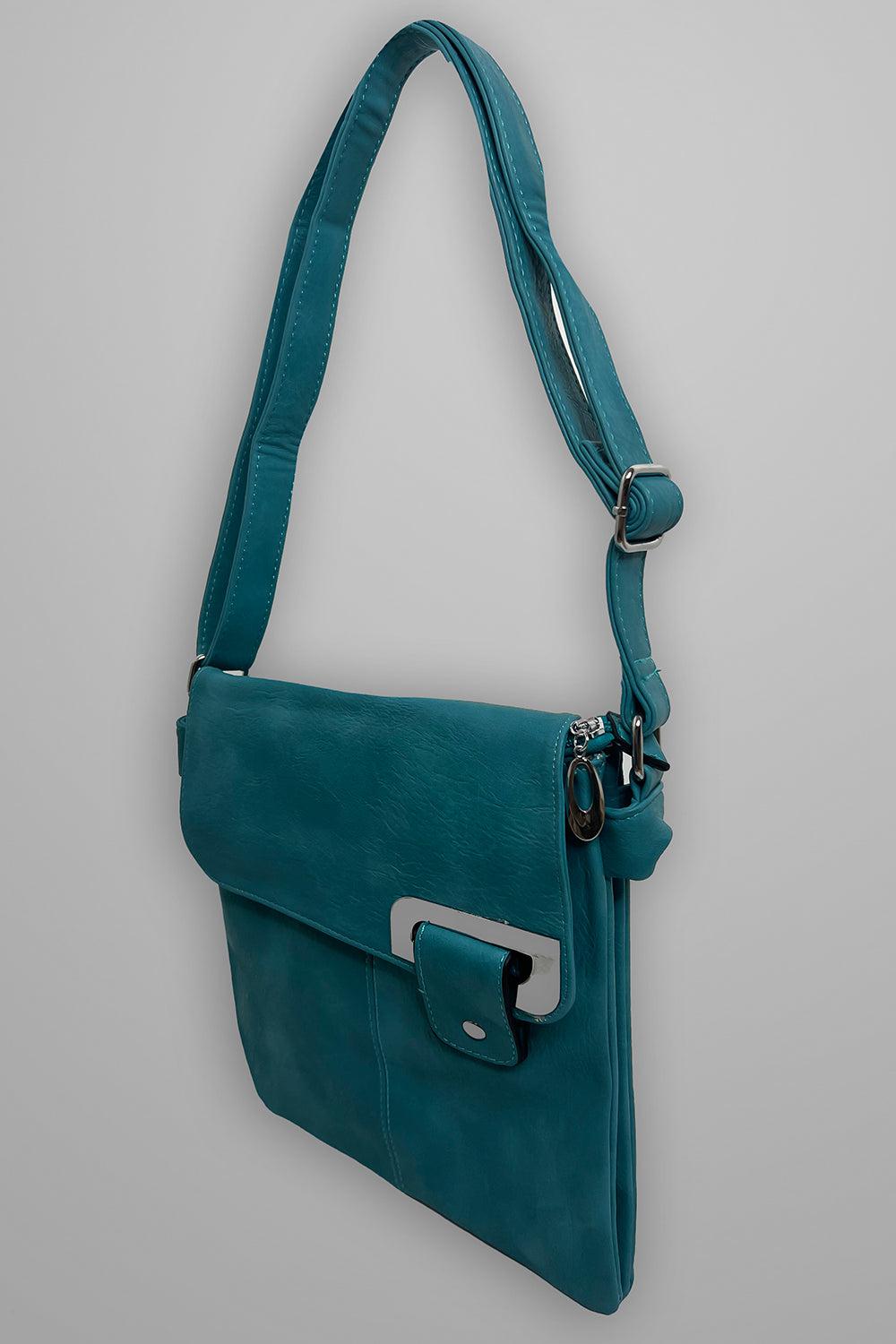 Large Buckle Square Messenger Bag-SinglePrice