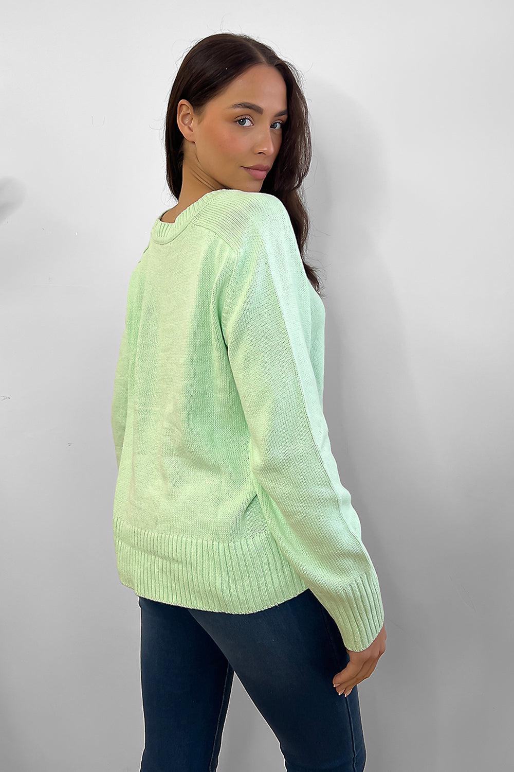 Large Scoop Neckline Pullover-SinglePrice