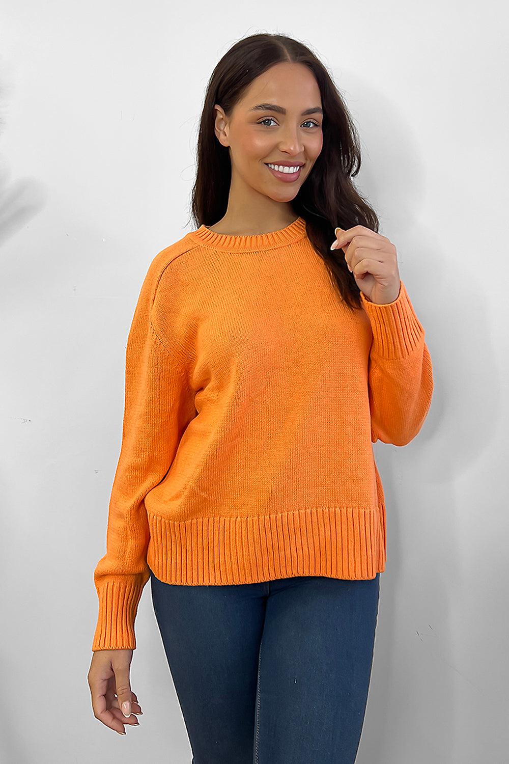 Large Scoop Neckline Pullover-SinglePrice