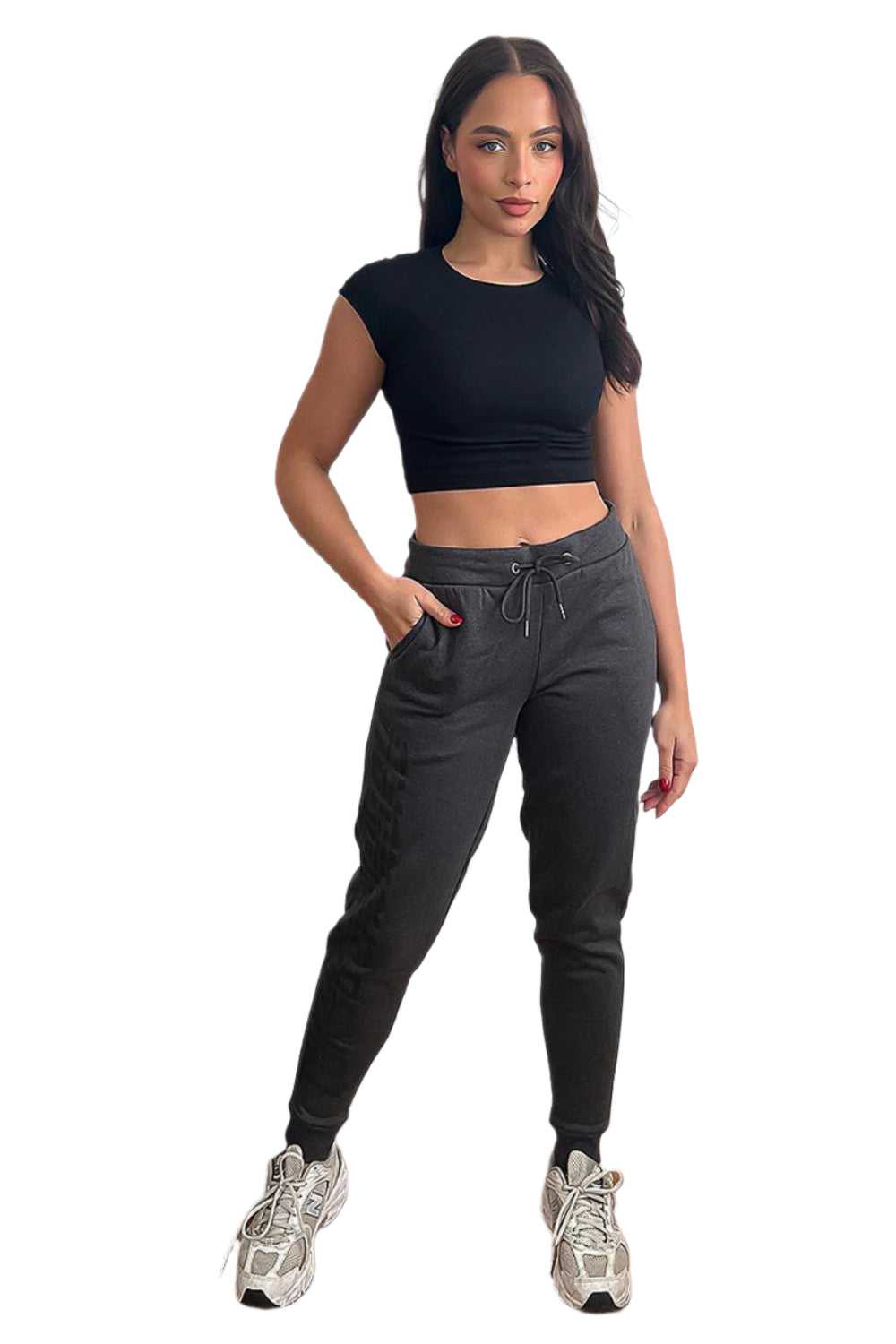 Full Leg Print Varsity Jogger Trousers-SinglePrice