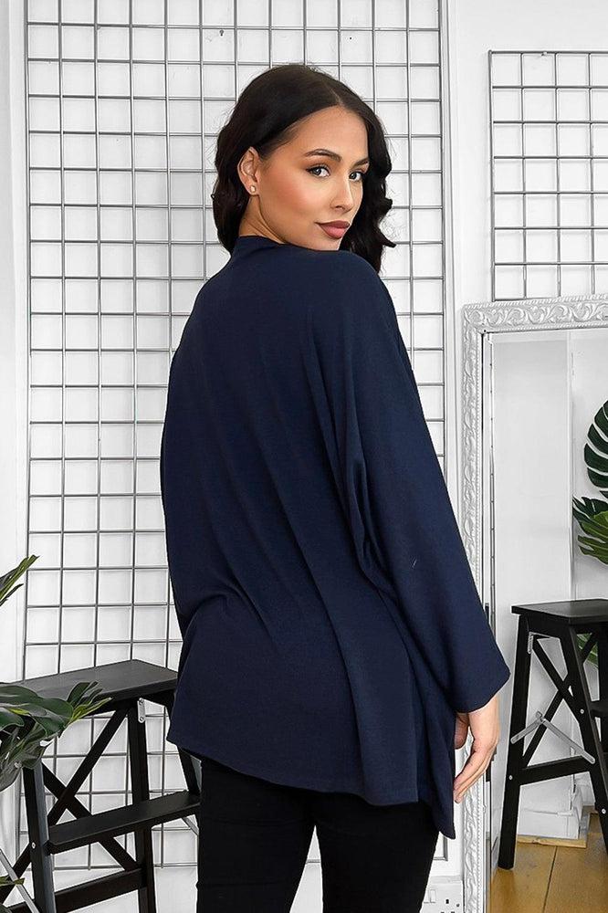 V-Neck Relaxed Fit Single Button Cardigan-SinglePrice