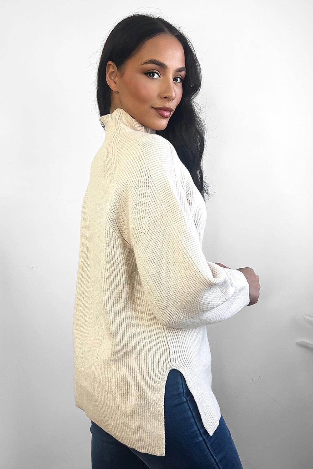 Seamless High Neck Pullover-SinglePrice