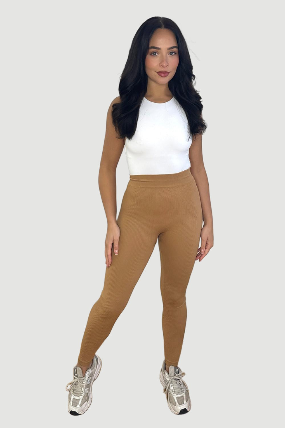 High Waist Wide Band Stretchy Leggings-SinglePrice