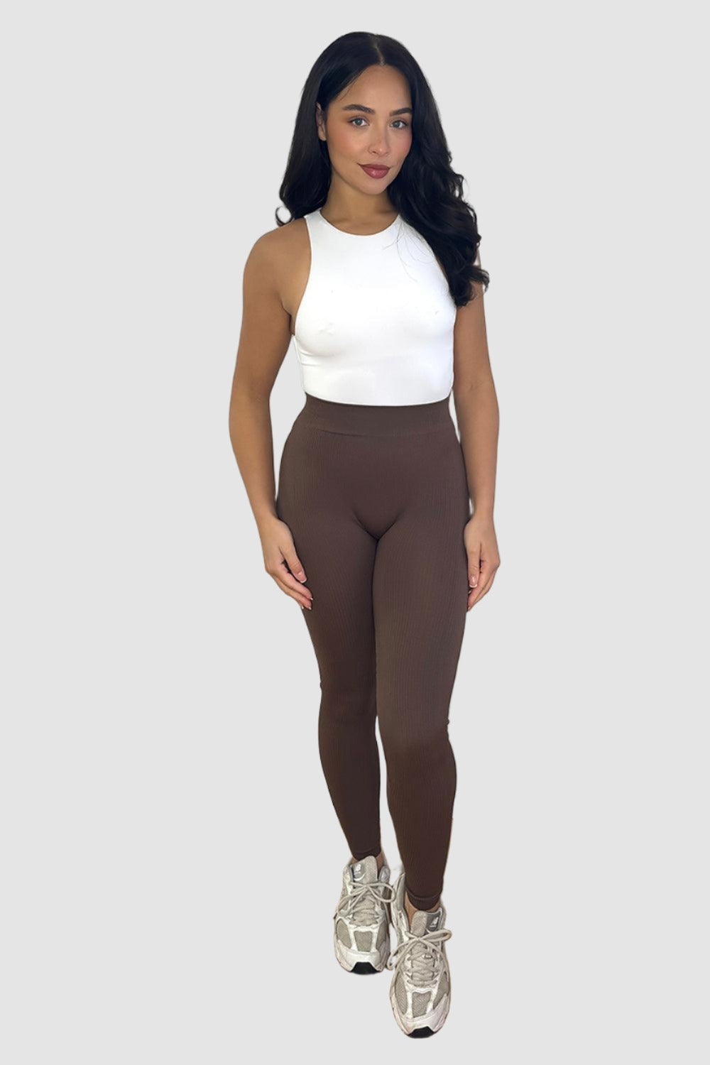 High Waist Wide Band Stretchy Leggings-SinglePrice