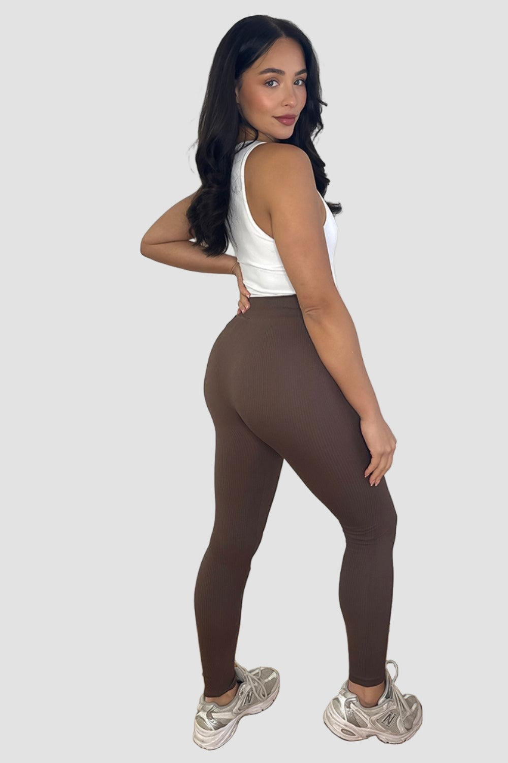 High Waist Wide Band Stretchy Leggings-SinglePrice