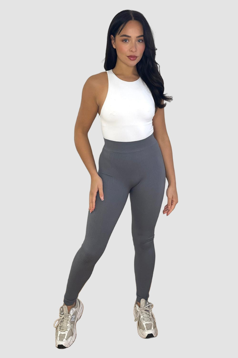 High Waist Wide Band Stretchy Leggings-SinglePrice