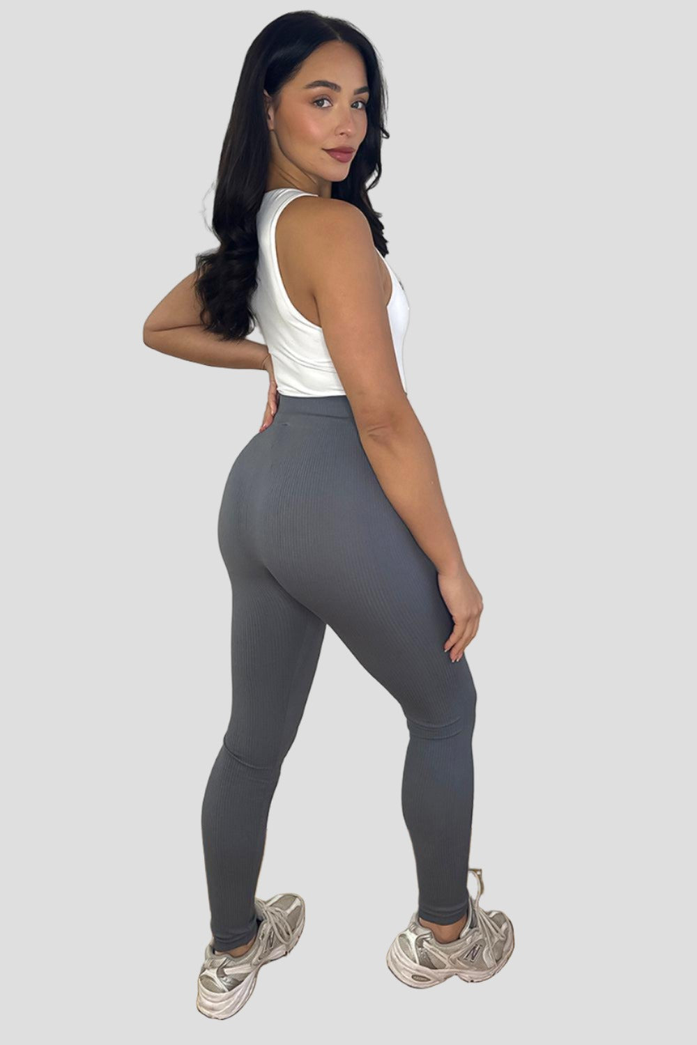 High Waist Wide Band Stretchy Leggings-SinglePrice