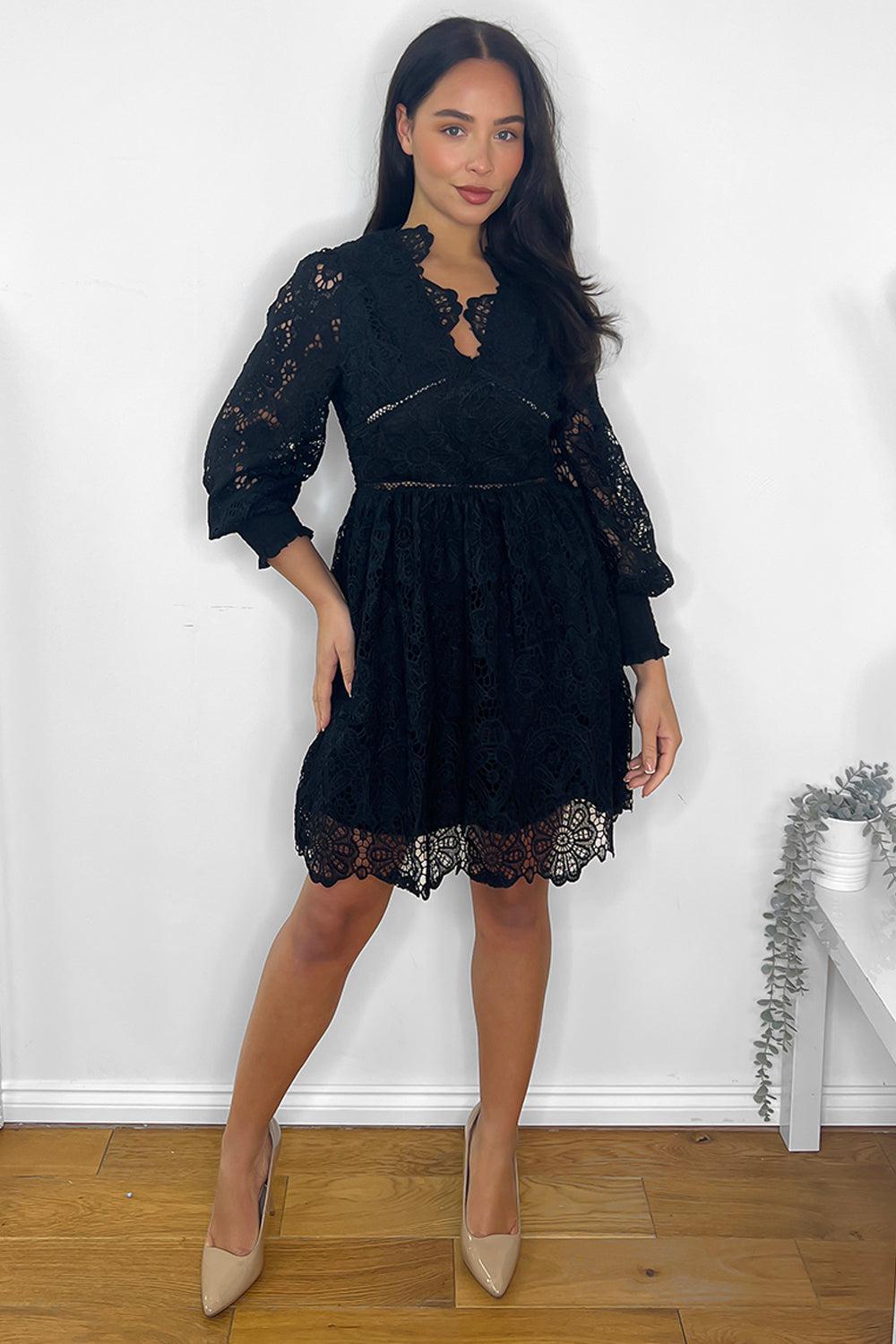 All Over Lace Occasion Dress-SinglePrice