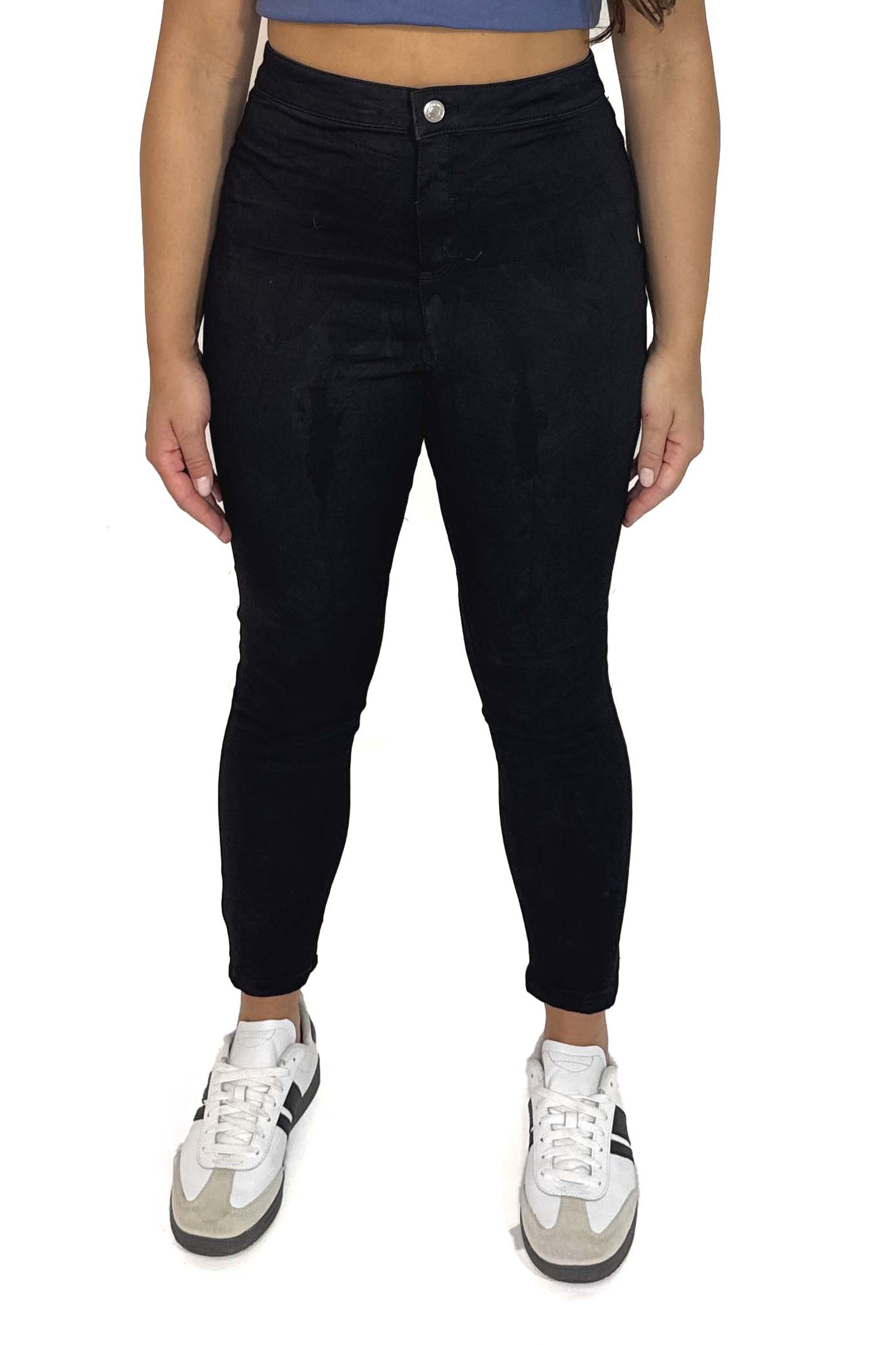 High Rise Skinny Faded Jeans