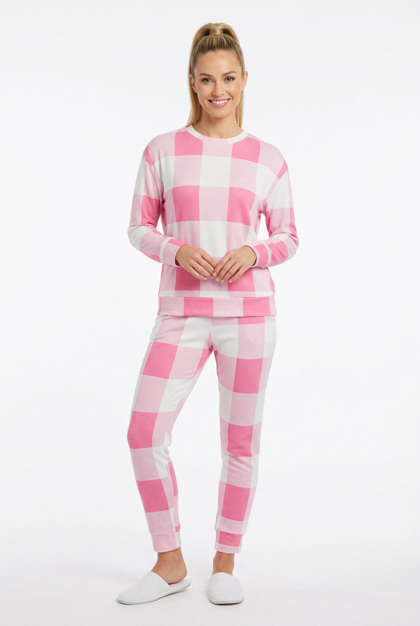 Check Print Pyjama Set