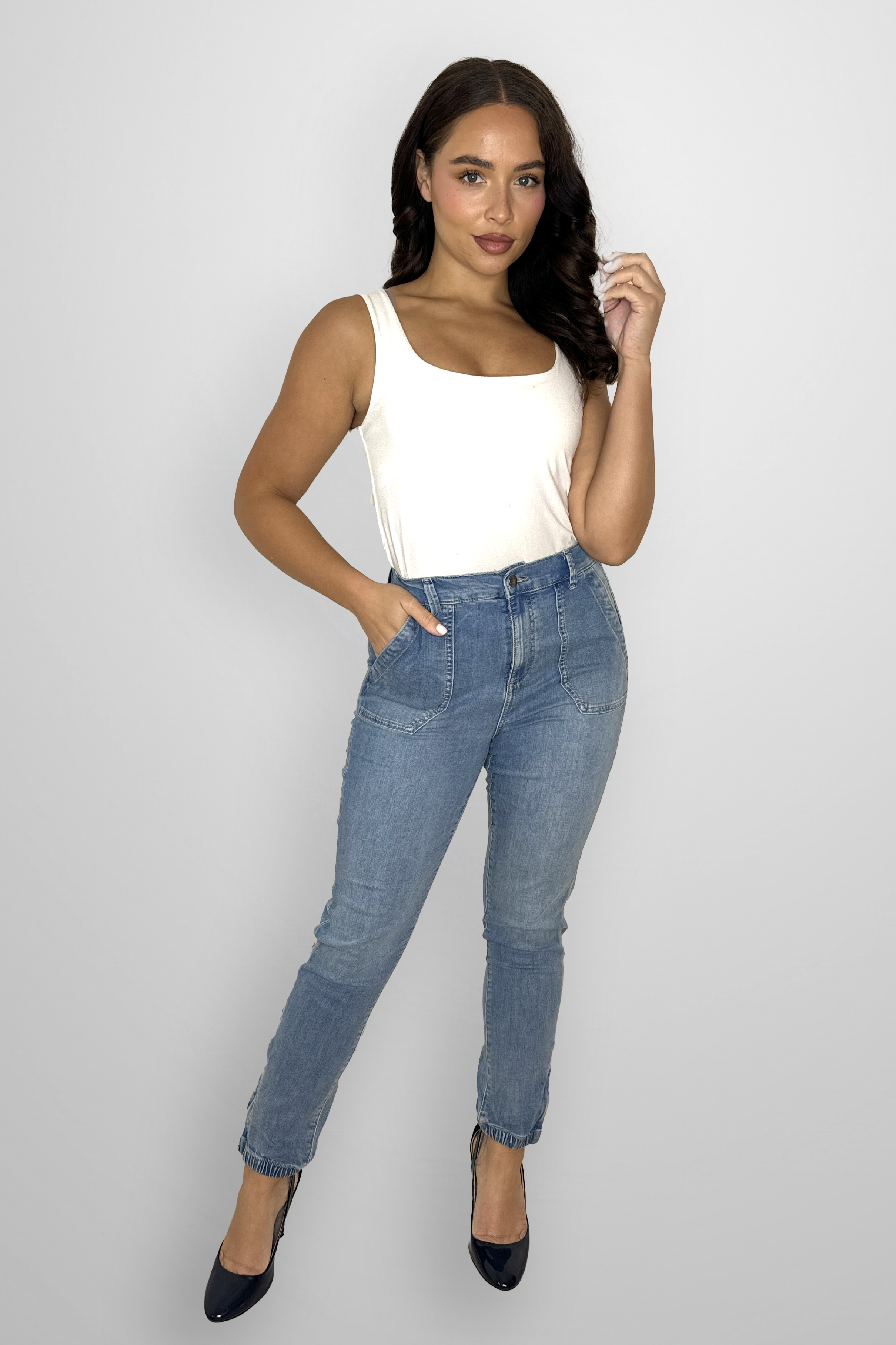 Wholesale Women's Mix Denim Trousers (BOX OF 100)