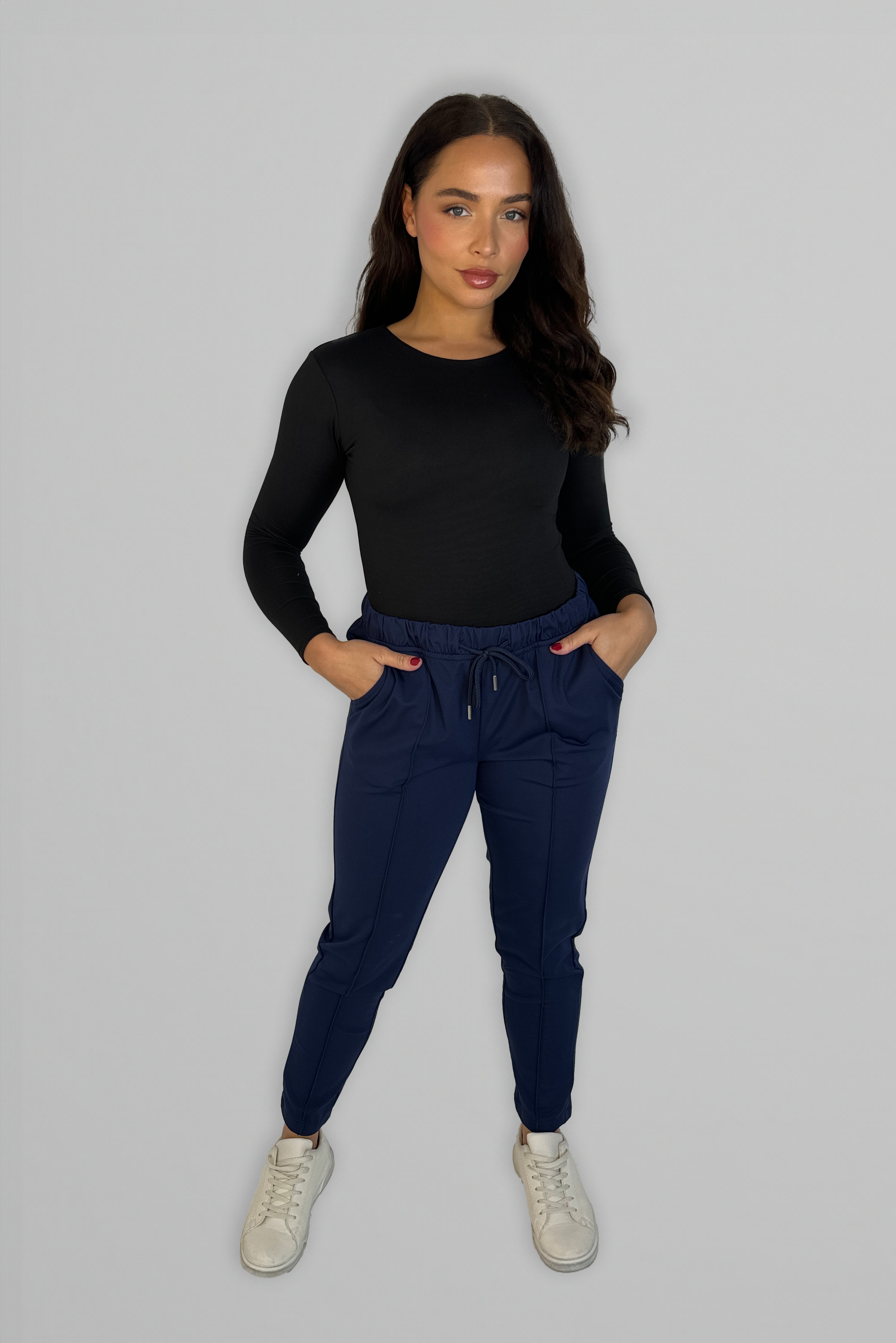 Wholesale Women's Utility Side Pockets Elastic Waist Jogger Trousers (PACK OF 12)