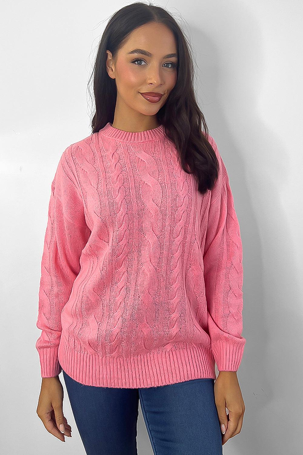 Large Twist Pattern Pullover-SinglePrice