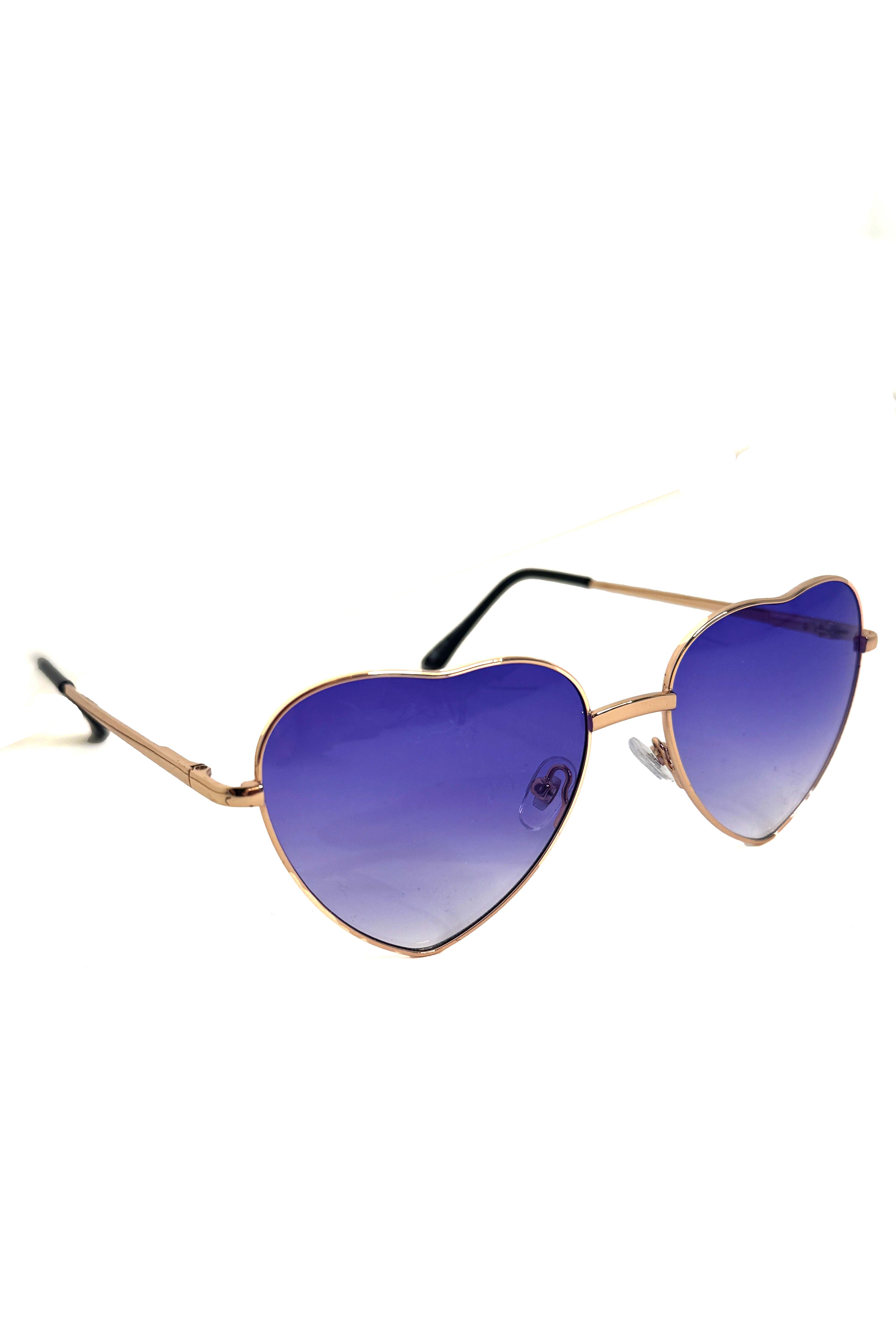 Wholesale Women's Gram-500 UV 400 Heart Shaped Sunglasses (BOX OF 12)