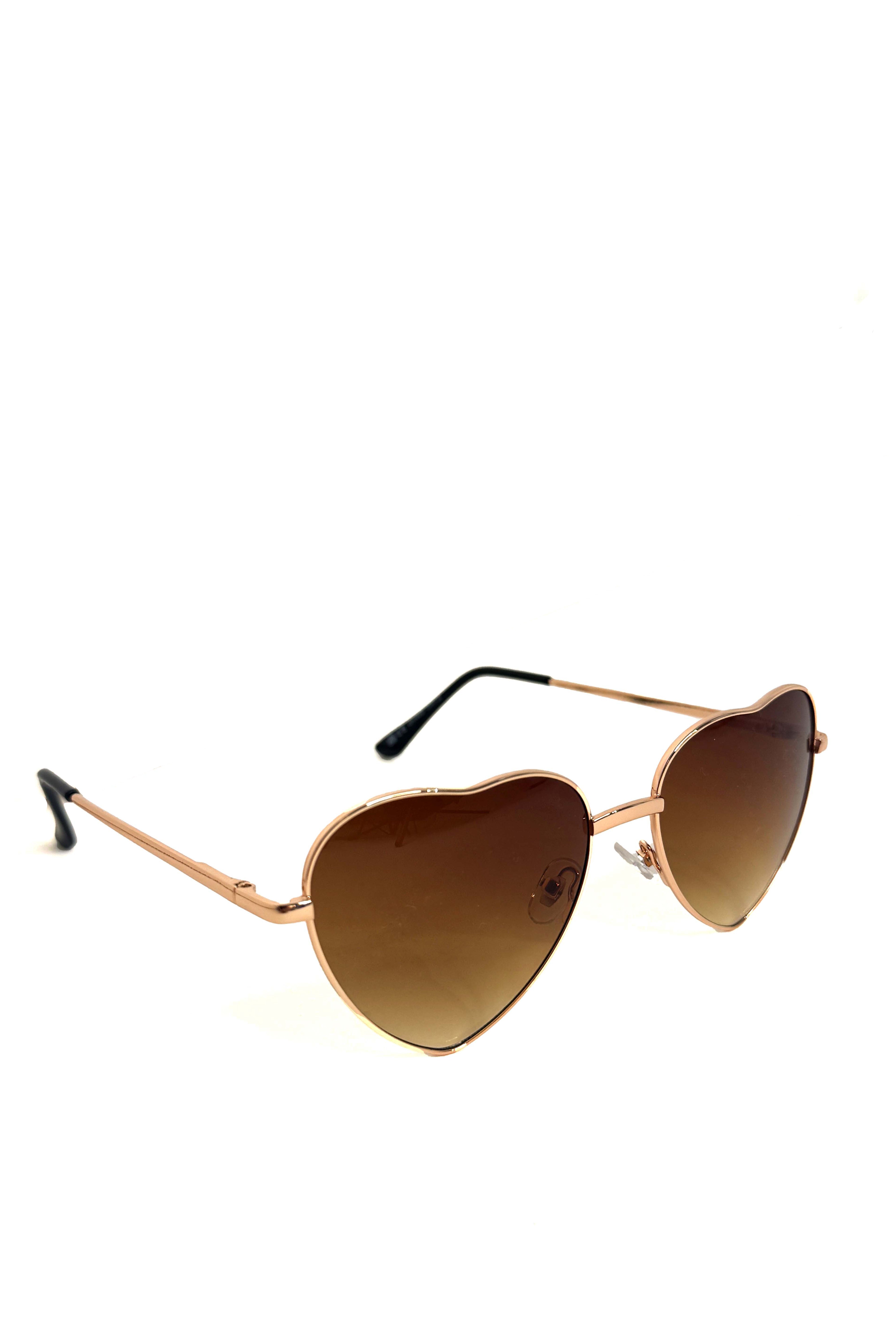 Wholesale Women's Gram-500 UV 400 Heart Shaped Sunglasses (BOX OF 12)