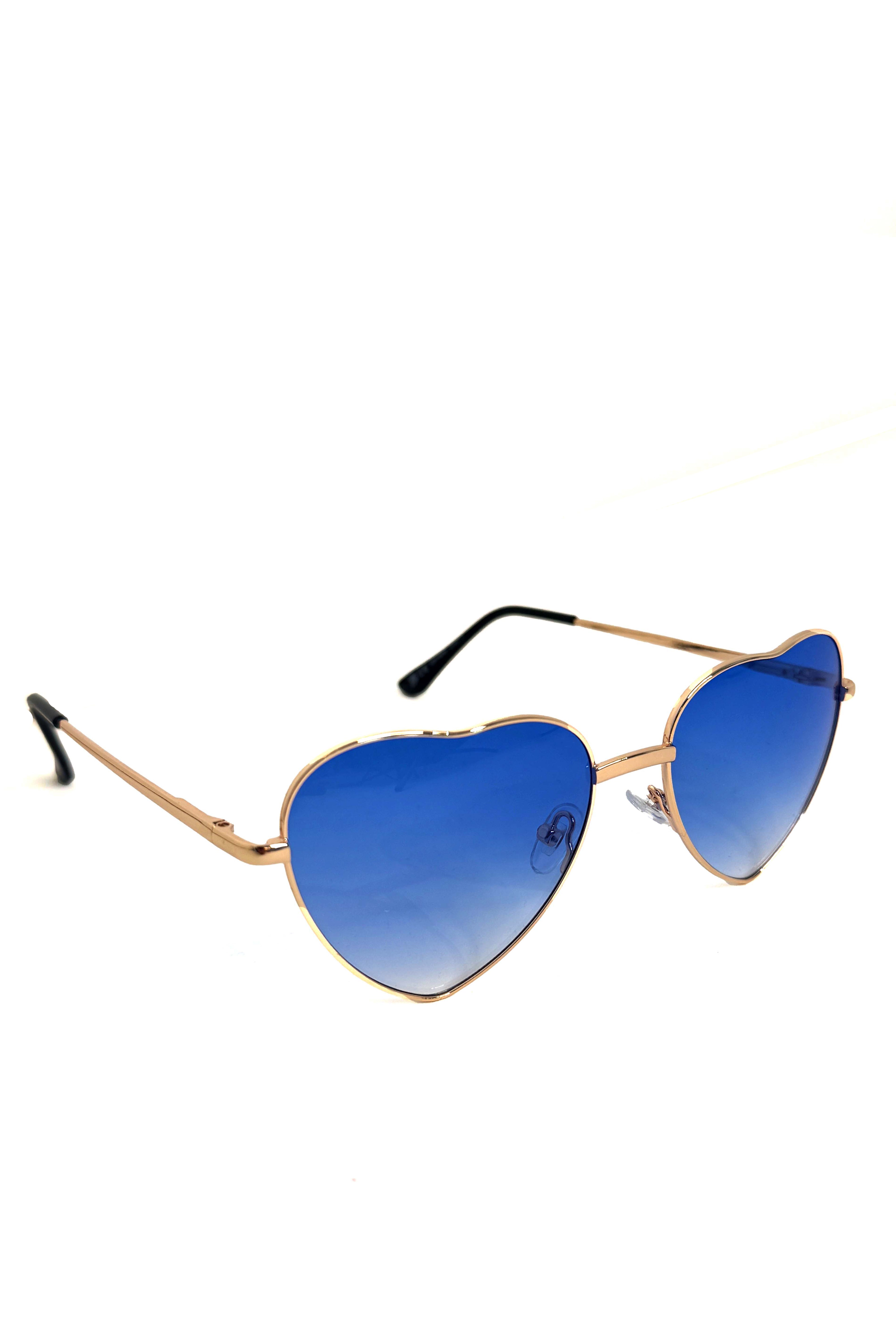 Wholesale Women's Gram-500 UV 400 Heart Shaped Sunglasses (BOX OF 12)