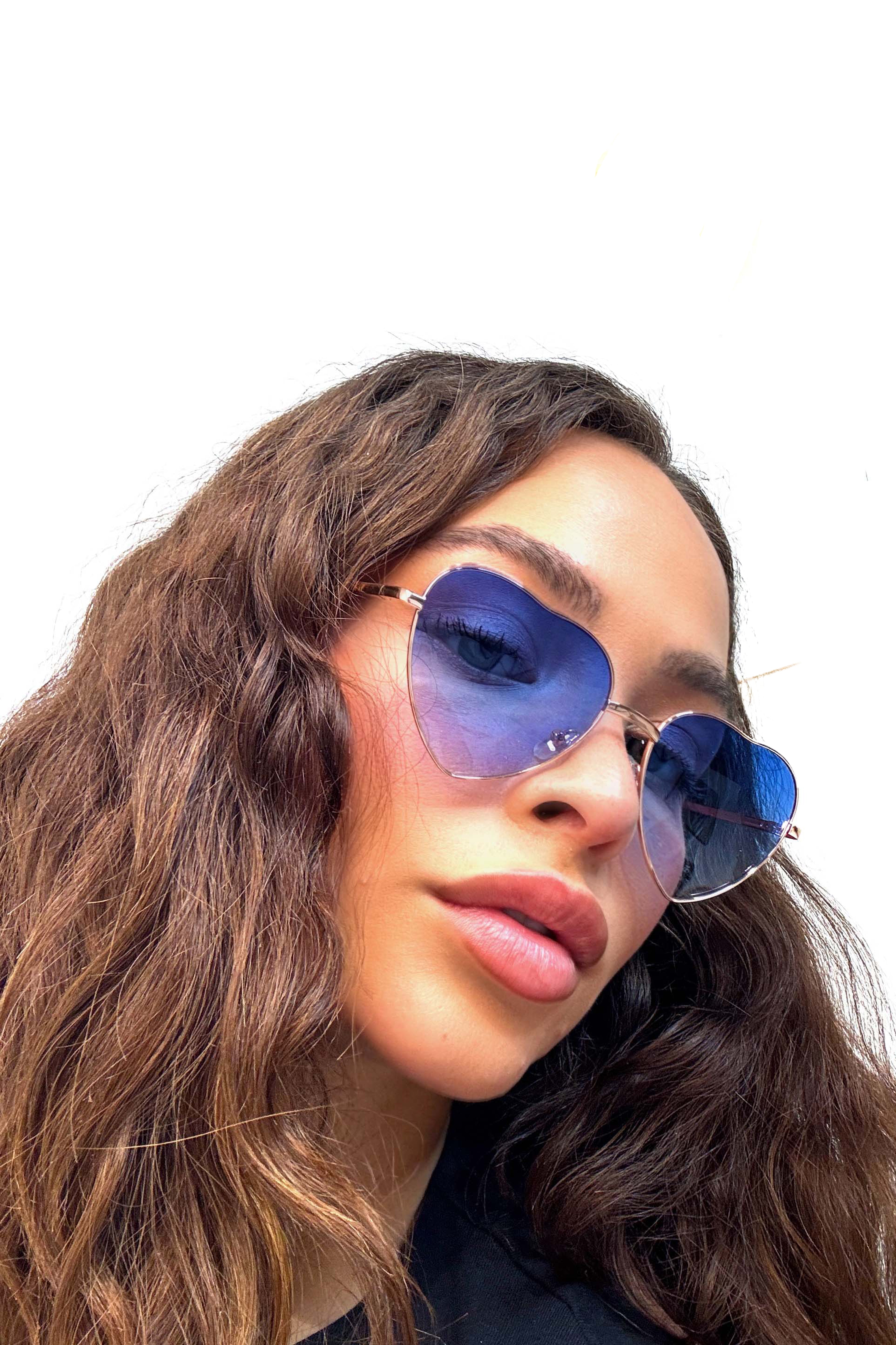 Wholesale Women's Gram-500 UV 400 Heart Shaped Sunglasses (BOX OF 12)