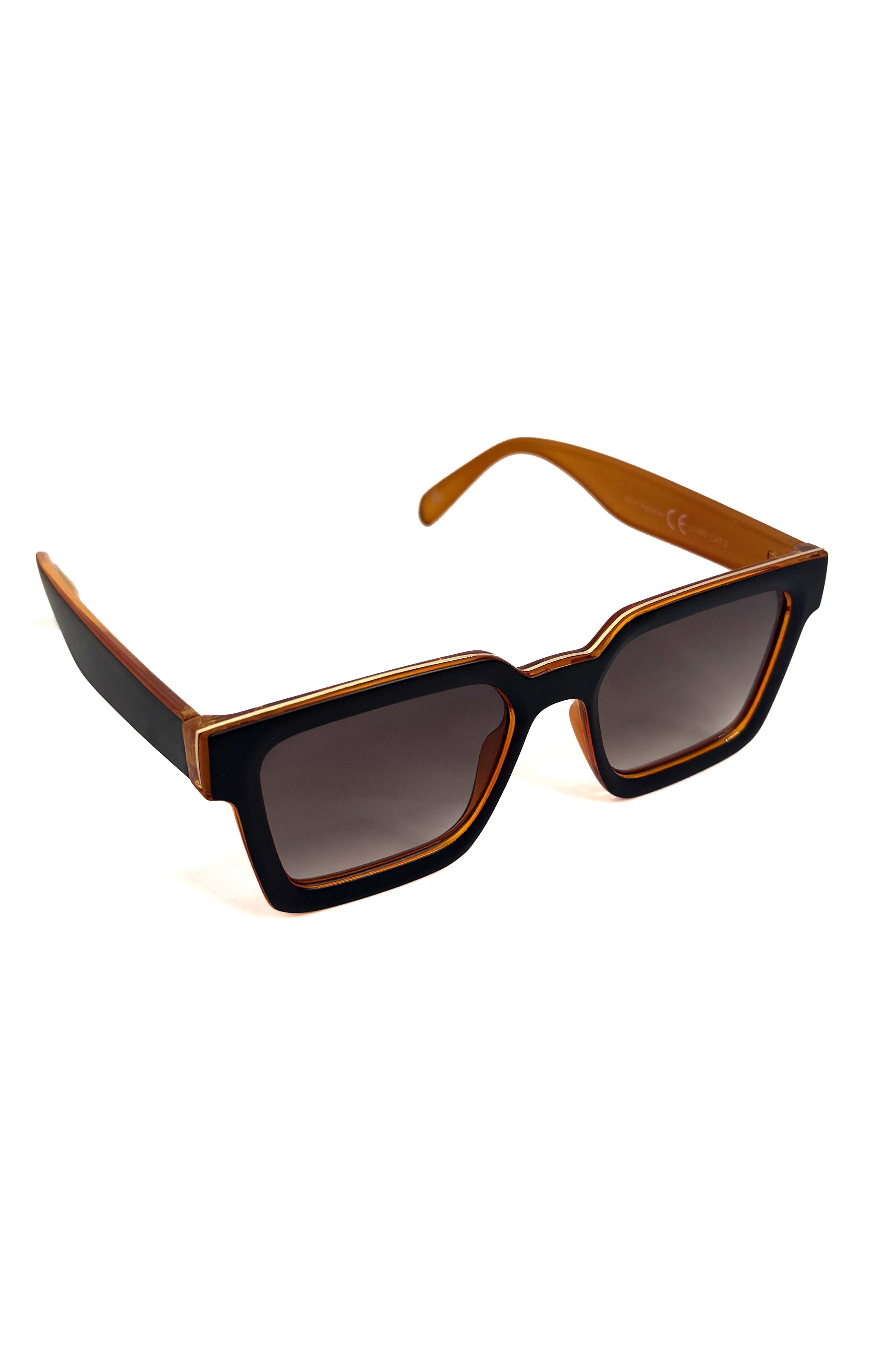 Wholesale Women’s Retro Chunky Rectangular UV 400 Sunglasses (BOX OF 12)