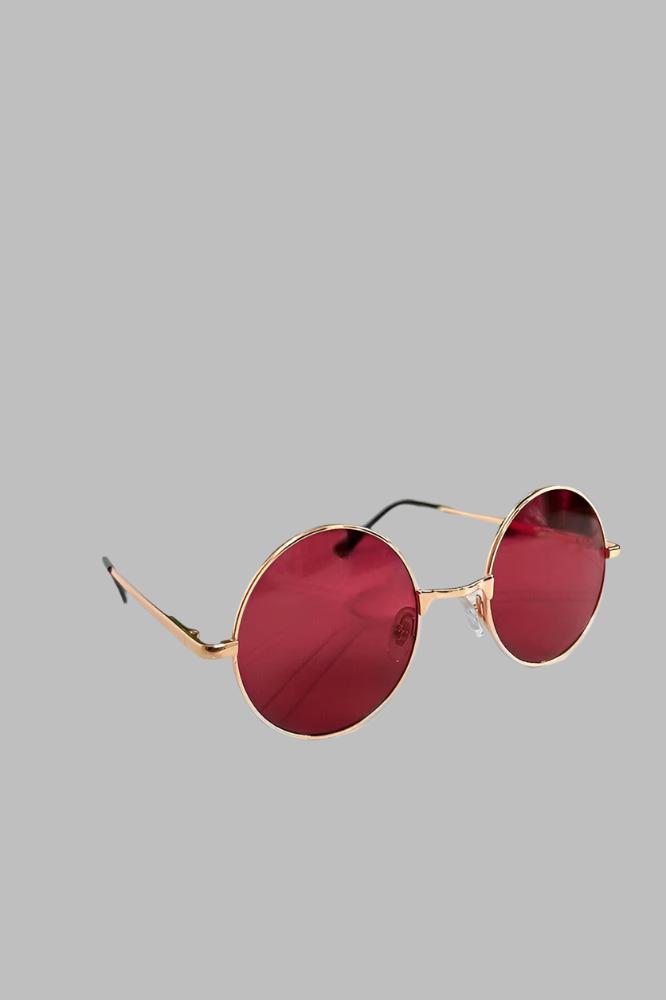 Perfect Round Thin Metal Frame Sunglasses-SinglePrice