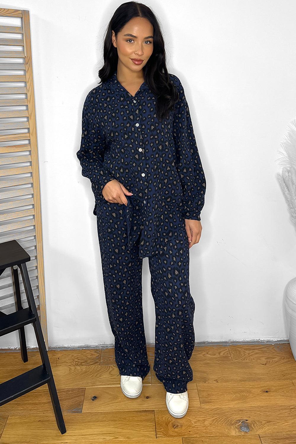 Printed Leisure Pyjama Set-SinglePrice