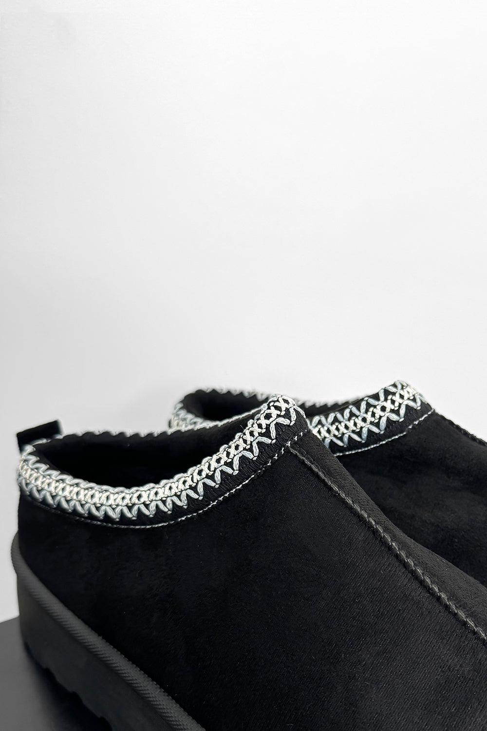 Platform Boucle Slipper Shoes-SinglePrice