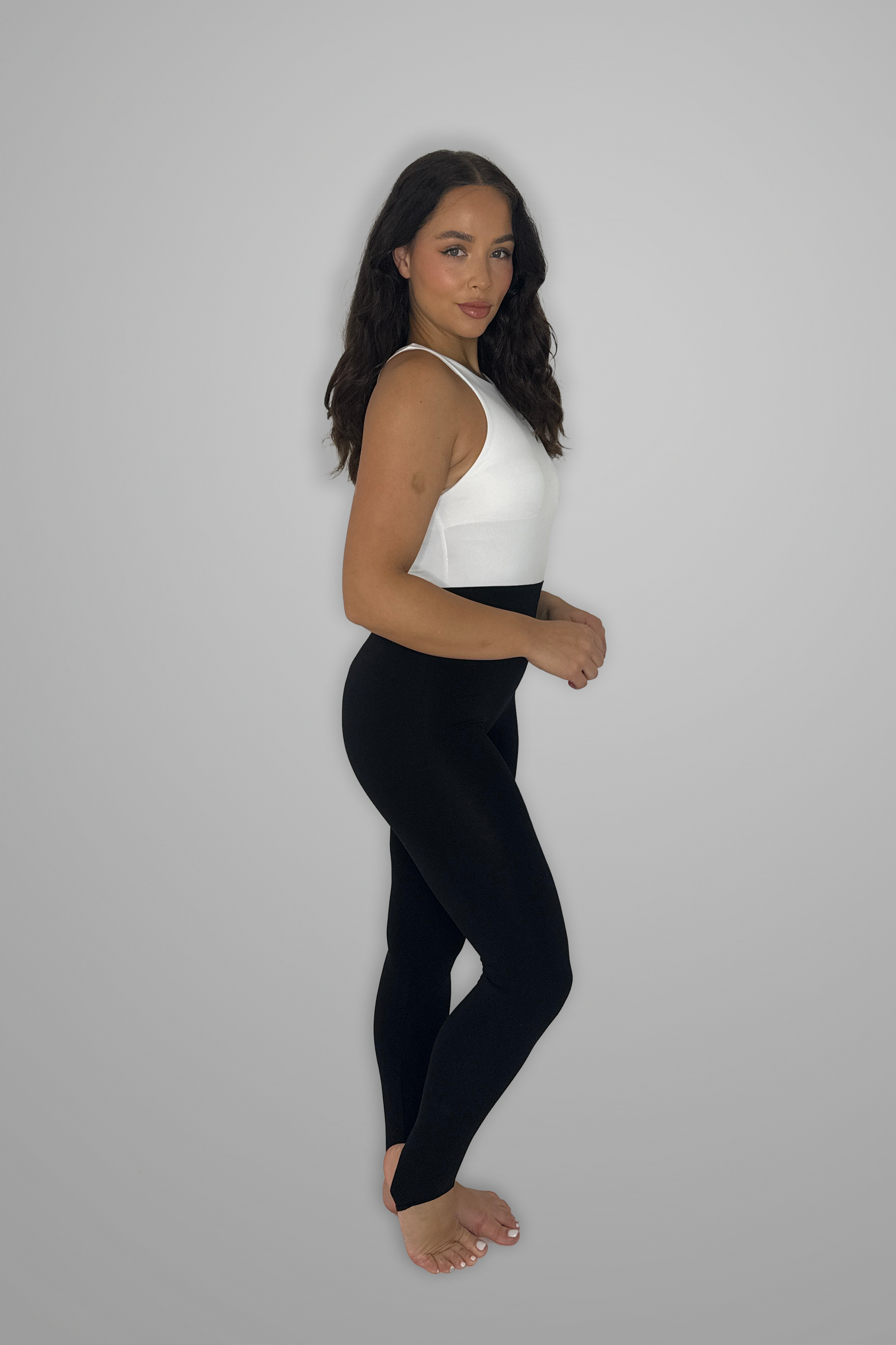 Black Stirrup Leggings