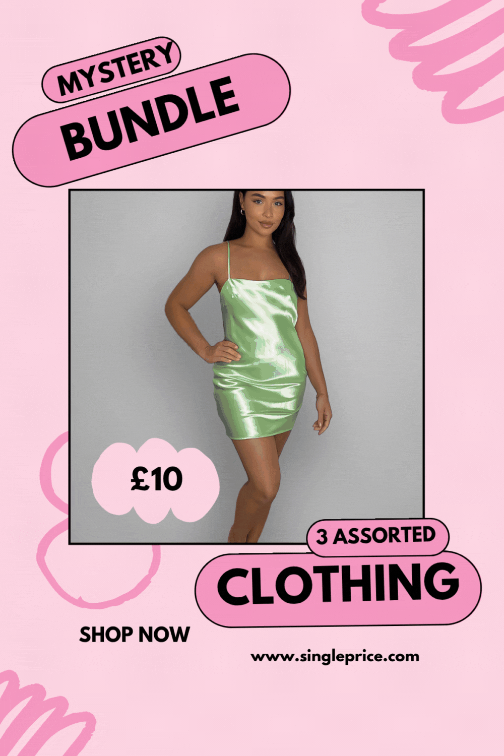 Mystery Bundle 3 Assorted Clothing