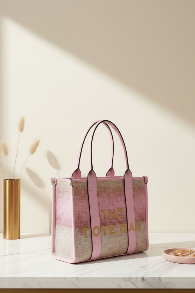 Luxury Designer Inspired Big Tote Bag with Top Handle