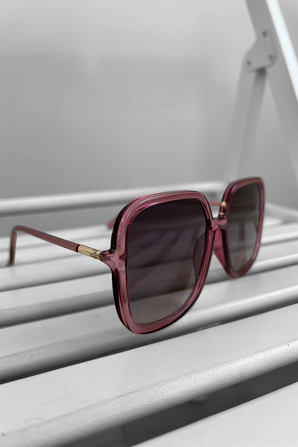Thin Large Square Frames Sunglasses-SinglePrice
