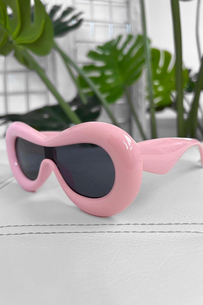 Exaggerated Blown Up Frame Sunglasses-SinglePrice